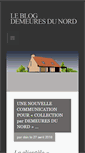 Mobile Screenshot of demeuresdunord-leblog.com